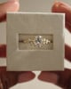 18k Yellow Gold | 8x6mm Oval Moissanite | Lab Diamond side stones