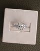 Platinum | 1.53ct - F - VS1 Oval Lab Diamond | Lab Diamond side stones