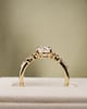 18k Yellow Gold | 1.5ct - D - VVS1 Oval Lab Diamond | Lab Diamond side stones