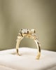18k Yellow Gold | 1.92ct - D - VVS2 Oval Lab Diamond | Lab Diamond side stones