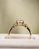 18k Yellow Gold | 1.54ct - E - VVS2 Oval Lab Diamond | Lab Diamond side stones