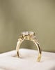 18k Yellow Gold | 1.59ct - E - VS1 Oval Lab Diamond | Lab Diamond side stones