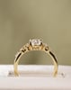 18k Yellow Gold | 1.01ct - D - VVS2 Oval Lab Diamond | Lab Diamond side stones | #2