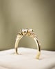 18k Yellow Gold | 1.01ct - D - VVS2 Oval Lab Diamond | Lab Diamond side stones