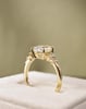 18k Yellow Gold | 2.06ct - E - VVS2 Oval Lab Diamond | Lab Diamond side stones