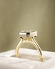 18k Yellow Gold | 3.04ct - E - VVS2 Radiant Lab Diamond | Lab Diamond side stones