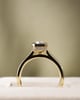 18k Yellow Gold | 1.56ct - E - VVS2 Radiant Lab Diamond | Lab Diamond side stones
