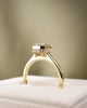 18k Yellow Gold | 1.54ct - E - VVS2 Radiant Lab Diamond | Lab Diamond side stones