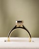 18k Yellow Gold | 1.54ct - E - VVS2 Radiant Lab Diamond | Lab Diamond side stones