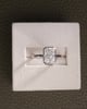 Platinum | 2.18ct - D - VVS1 Radiant Lab Diamond | Lab Diamond side stones