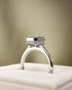 Platinum | 2.18ct - D - VVS1 Radiant Lab Diamond | Lab Diamond side stones