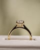 18k Yellow Gold | 1.59ct - F - VS1 Oval Lab Diamond | Lab Diamond side stones