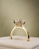 18k Yellow Gold | 2.41ct - F - VS1 Oval Lab Diamond | Lab Diamond side stones