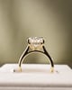 18k Yellow Gold | 5.07ct - E - VVS2 Oval Lab Diamond | Lab Diamond side stones