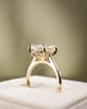 18k Yellow Gold | 5.07ct - E - VVS2 Oval Lab Diamond | Lab Diamond side stones