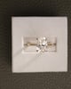 18k Yellow Gold | 3.05ct - F - VS1 Oval Lab Diamond | Lab Diamond side stones