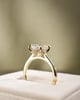 18k Yellow Gold | 3.05ct - F - VS1 Oval Lab Diamond | Lab Diamond side stones