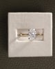 18k Yellow Gold / Platinum | 2.07ct - E - VS1 Oval Lab Diamond | Lab Diamond side stones