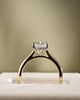 18k Yellow Gold / Platinum | 2.07ct - E - VS1 Oval Lab Diamond | Lab Diamond side stones