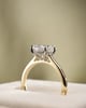 18k Yellow Gold / Platinum | 2.09ct - D - VVS2 Oval Lab Diamond | Lab Diamond side stones