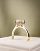 18k Yellow Gold | 2.08ct - E - VVS2 Oval Lab Diamond | Lab Diamond side stones