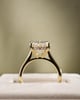 18k Yellow Gold | 4.93ct - E - VVS2 Oval Lab Diamond | Lab Diamond side stones
