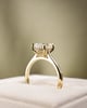 18k Yellow Gold | 2.02ct - E - VVS2 Oval Lab Diamond | Lab Diamond side stones