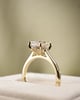 18k Yellow Gold | 2.28ct - F - VVS2 Oval Lab Diamond | Lab Diamond side stones