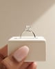 Platinum | 10x7mm Oval Moissanite