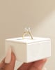 18k Yellow Gold / Platinum | 2ct - E - VS1 Round Lab Diamond | Lab Diamond side stones