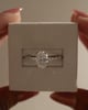 Platinum | 1.95ct - D - VVS2 Oval Lab Diamond | Lab Diamond side stones