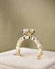 18k Yellow Gold | 1.79ct - E - VVS2 Oval Lab Diamond | Lab Diamond side stones