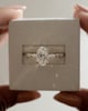 18k Yellow Gold | 2.03ct - D - VS1 Oval Lab Diamond | Lab Diamond side stones