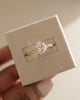 18k Yellow Gold | 9x7mm Elongated Cushion Moissanite | Lab Diamond side stones