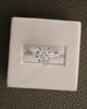 Platinum | 1.55ct - D - VVS2 Elongated Cushion Lab Diamond | Lab Diamond side stones