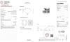 Platinum | 1.55ct - D - VVS2 Elongated Cushion Lab Diamond | Lab Diamond side stones