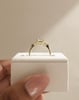 18k Yellow Gold | 1.69ct - F - VS1 Emerald Lab Diamond | Lab Diamond side stones