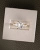 18k Yellow Gold | 2.51ct - E - VVS2 Emerald Lab Diamond | Lab Diamond side stones