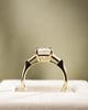18k Yellow Gold | 2.51ct - E - VVS2 Emerald Lab Diamond | Lab Diamond side stones