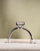 Platinum | Low Set | 2.09ct - E - VVS2 Oval Lab Diamond | Lab Diamond side stones