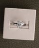 Platinum | Low Set | 2.09ct - E - VVS2 Oval Lab Diamond | Lab Diamond side stones