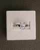 Platinum | Low Set | 2.09ct - E - VVS2 Oval Lab Diamond | Lab Diamond side stones
