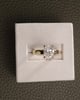 18k Yellow Gold | High Set | 2.11ct - F - VS1 Oval Lab Diamond | Lab Diamond side stones