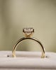 18k Yellow Gold | High Set | 2.11ct - F - VS1 Oval Lab Diamond | Lab Diamond side stones