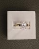 18k Yellow Gold | High Set | 3.1ct - D - VVS2 Oval Lab Diamond | Lab Diamond side stones
