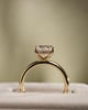 18k Yellow Gold | High Set | 3.1ct - D - VVS2 Oval Lab Diamond | Lab Diamond side stones