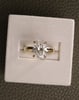 18k Yellow Gold | High Set | 3.025ct - F - VVS2 Oval Lab Diamond | Lab Diamond side stones