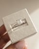 Platinum | 2.21ct - F - VS2 Elongated Cushion Lab Diamond | Lab Diamond side stones