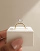 18k Yellow Gold / Platinum | 3.5ct - D - VVS2 Radiant Lab Diamond | Lab Diamond side stones