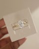 18k Yellow Gold / Platinum | 3.5ct - D - VVS2 Radiant Lab Diamond | Lab Diamond side stones